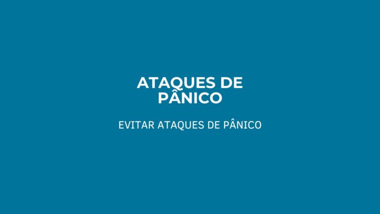 evitar ataques de pânico