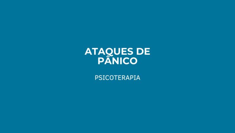 psicoterapia ataques de pânico