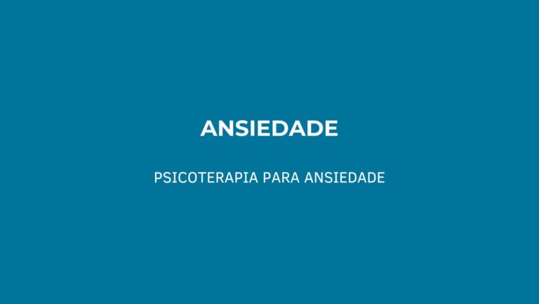 psicoterapia para ansiedade