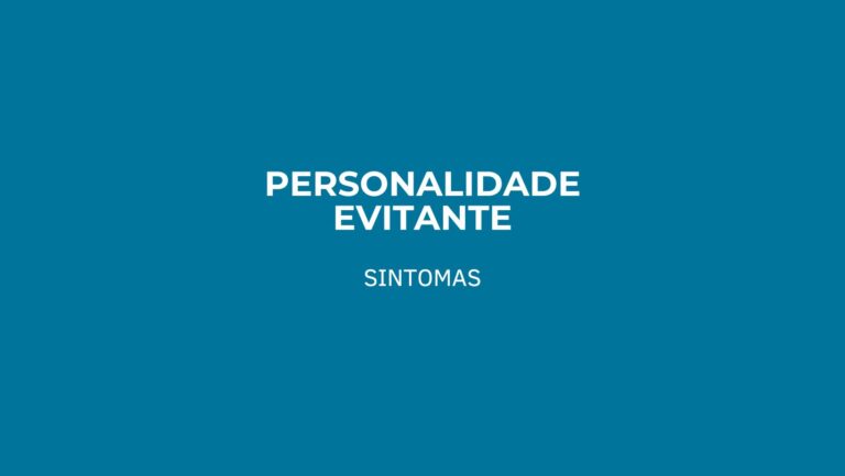 sintomas Personalidade evitante