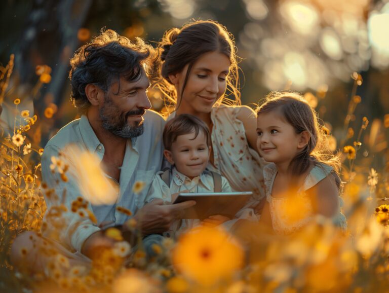 papéis familiares