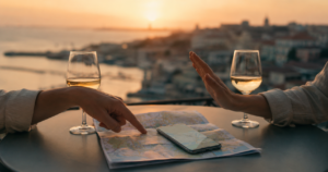 discussões de casal nas férias